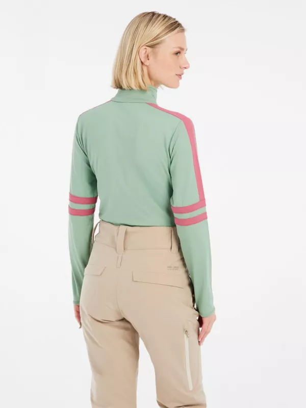 PRTPRUE 1/4 zip active top Green Baygreen